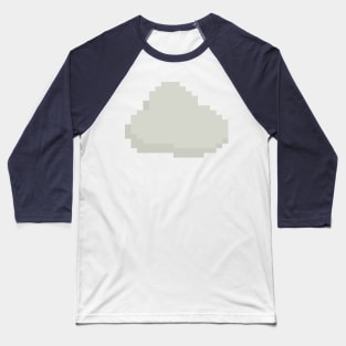 Cloud Pixel Art Baseball T-Shirt